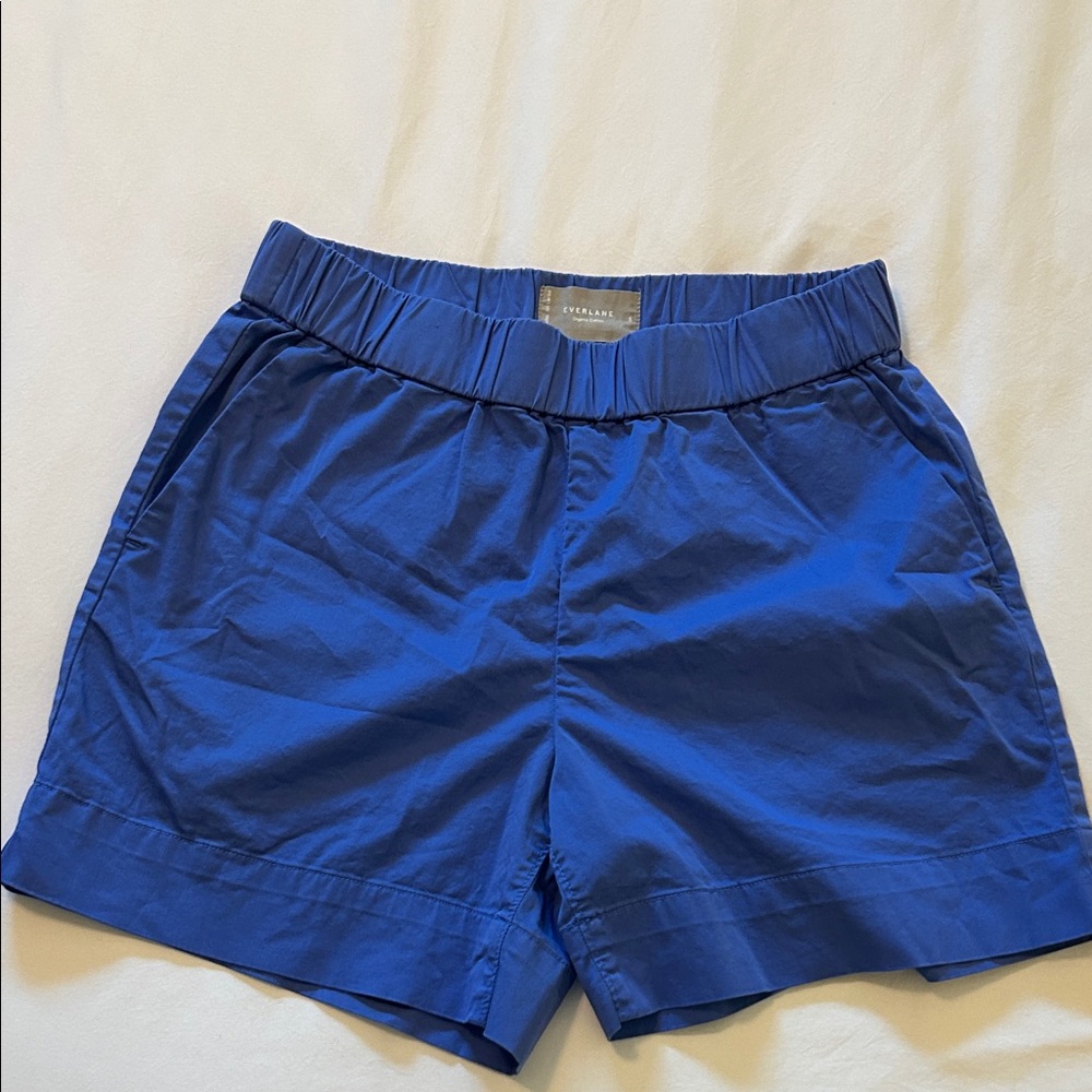 Everlane High Waist Blue Women's Shorts
